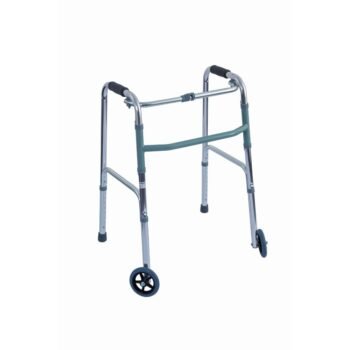 Wolaid Lightweight Folding Walker with Wheels- JL9125L
