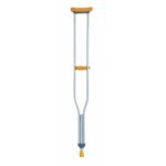 Wolaid Lightweight Walking Underarm Crutch Large- JL925L (L)