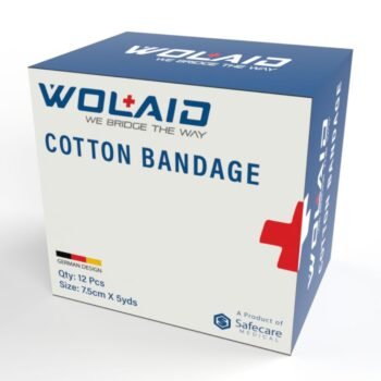 Wolaid Cotton Bandage 7.5 cm 12's