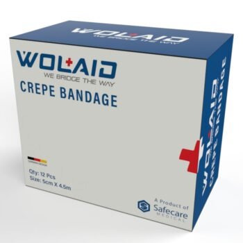 Wolaid Crepe Bandage 5 cm 12's