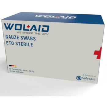 Wolaid Non-Sterile Gauze Swab 12 PLY 10 cm 100's