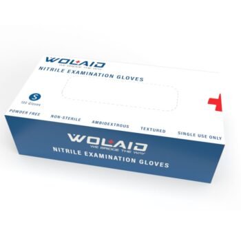 Wolaid Nitrile Gloves Powder Free Small 100's