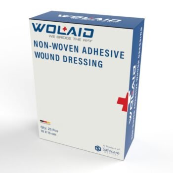 Wolaid Non-Woven Adhesive Sterile Wound Dressing 10 cm*15 cm 25's