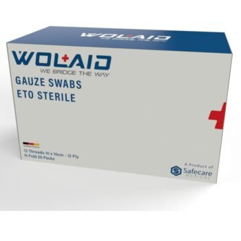 Wolaid Sterile Gauze Swab 12 PLY 10 cm 100's
