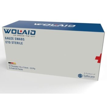 Wolaid Sterile Gauze Swab 12 PLY 7.5 cm 100's