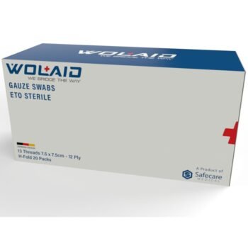 Wolaid Non-Sterile Gauze Swab 12 PLY 7.5 cm 100's