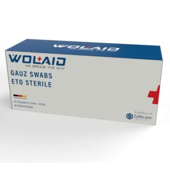 Wolaid Non-Sterile Gauze Swab 12 PLY 5 cm 100's